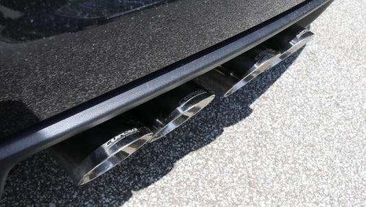 Corsa Performance 09-13 Chevrolet Corvette (C6) 6.2L Polished Xtreme Axle-Back Exhaust