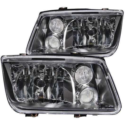 Anzo 1999-2005 Volkswagen Jetta Crystal Headlights Black w/o Bulbs