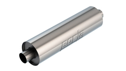 Borla Specialty Muffler 2.75in Center In/Out 6.75in Dia. 24in Body 29in OAL S-Type Un-Notched 401664