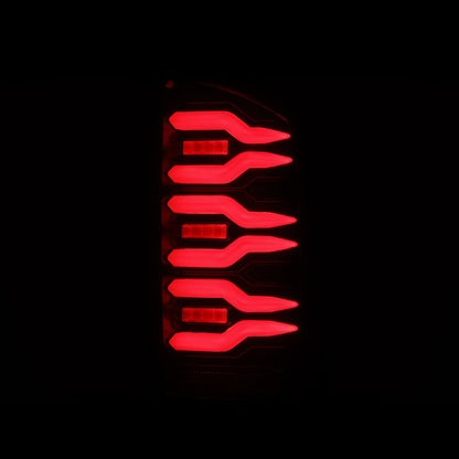 AlphaRex 02-06 Dodge Ram1500 + 03-06 Dodge Ram2500/3500 Luxx-Series LED Tail Lights (Pair) Black/Red 641030 *Discontinued