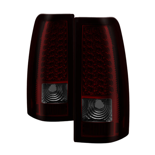 SPYDER Xtune Chevy Silverado 1500/2500/3500 99-02 LED Tail Lights Red Smoke ALT-ON-CS99-LED-RS 5011763