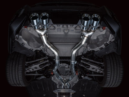 AWE Tuning 23-24 BMW G87 M2 Track Edition Exhaust - Chrome Silver Tips 3020-42487