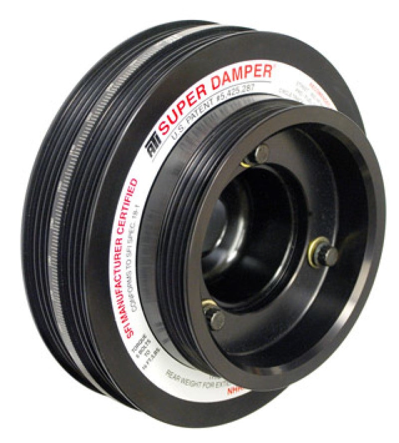 ATI Damper - 7.074in - Alum - 7 Grv - Nissan VQ35 VQ37 - Dry Sump Cars Only