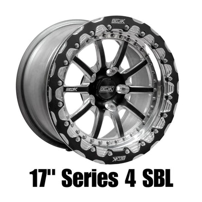 Belak Wheels Belak 17x11 / 7.25in BS / 5x112 BP / Low Pad / Series 4 Wheel - Single Beadlock 17115112S47BS-SBL