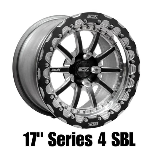 Belak Wheels Belak 17x11 / 7.25in BS / 5x112 BP / Low Pad / Series 4 Wheel - Single Beadlock 17115112S47BS-SBL
