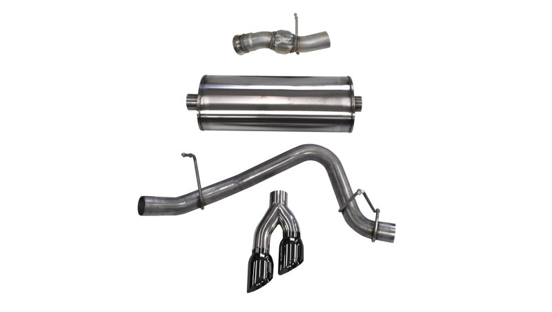 Corsa Performance 15-16 GMC Yukon Denali 6.2L V8 Single Side Exit Cat-Back Exhaust — 0W28V
