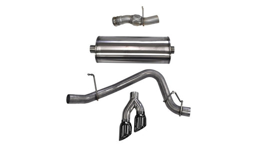 Corsa Performance 15-16 GMC Yukon Denali 6.2L V8 Single Side Exit Cat-Back Exhaust — 0W28V