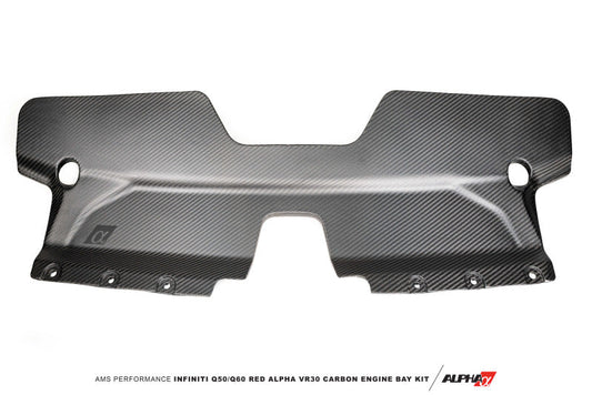 AMS Performance Infiniti 17+ Q60 / 16+ Q50 3.0TT Alpha Matte Carbon Front Duct ALP.28.06.0002-1