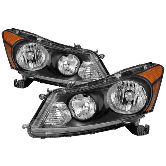 SPYDER xTune Honda Accord 08-12 Sedan Only OEM Style Headlight - OEM Black HD-JH-HA08-4D-BK 9040047