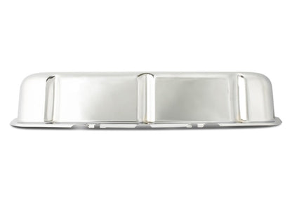 Ford Chrome Steel Valve Cover Set w/Ford Racing Logo FRD302-070