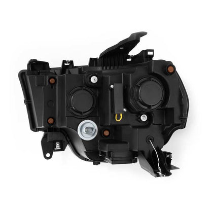 AlphaRex 19-21 Ram 2500 NOVA LED Proj Headlights Plank Style Alpha Blk w/Activ Light/Seq