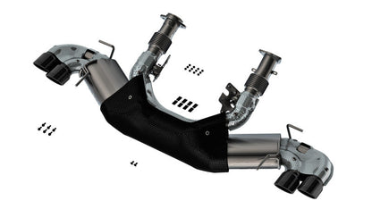 Borla 20-23 Chevy Corvette 6.2L V8 AT w/o NPP 3in ATAK Catback Exhaust - Black Chrome Tips 140841BC