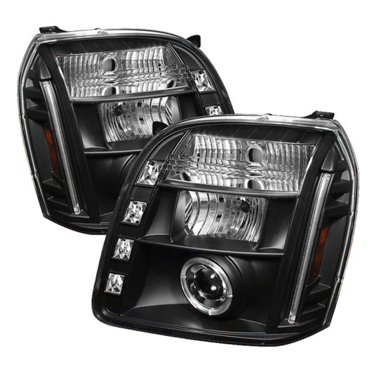 Spyder GMC Yukon 07-14/GMC Yukon Denali 07-14Projector Headlights LED Halo LED Blk PRO-YD-GY07-HL-BK 5029331
