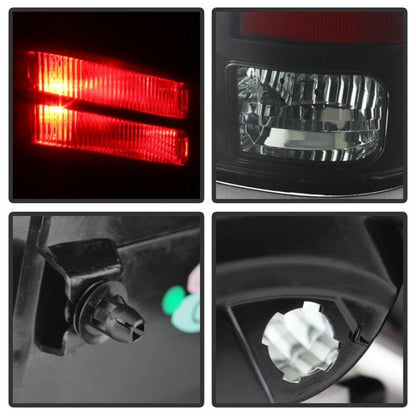 Spyder Dodge Ram 1500 09-14 LED Tail Lights Incandescent- Blk Smke Alt-Yd-DRAM09-Led-Bsm