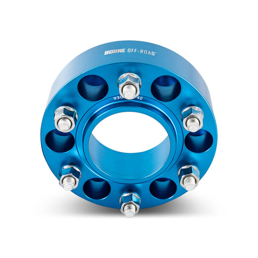 Borne Off-Road Wheel Spacers - 6x139.7 - 93.1 - 35mm - M12 - Blue BNWS-001-350BL