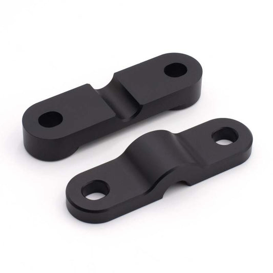 BLOX Racing 2-Pc Solid Shifter Bushing Kit Rear - Civic Integra - Black BXAC-00321-BK