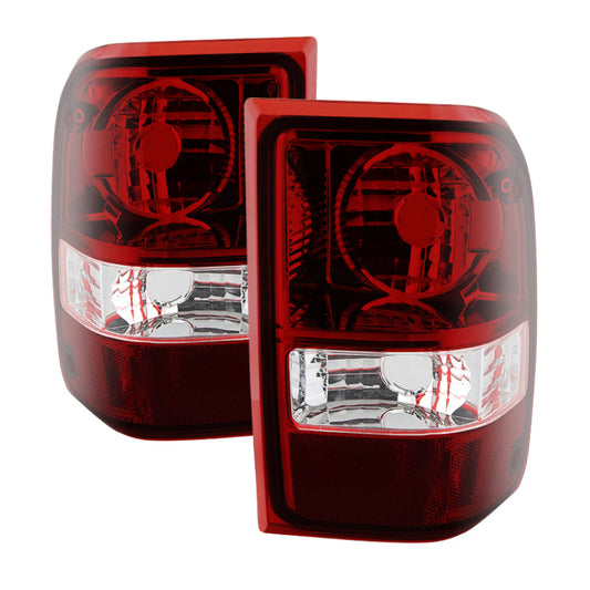 SPYDER Xtune Ford Ranger 01-11 OEM Style Tail Lights -Dark Red ALT-JH-FR06-OE-RSM 9028533