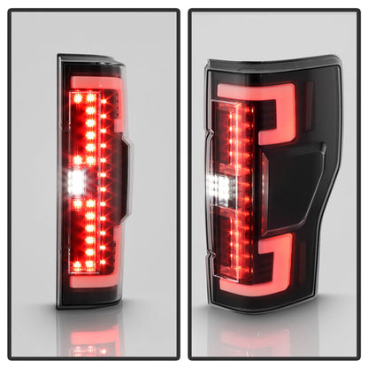SPYDER 20-21 Ford F250 Superduty LED Tail Lights - Black (ALT-YD-FS20HAL-LED-BK) 5088659