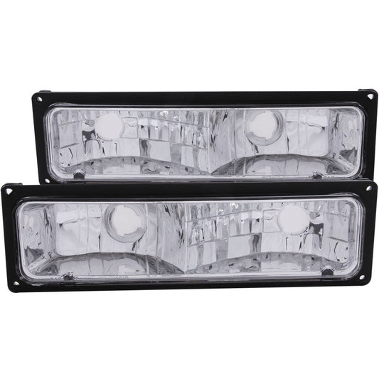 Anzo 1988-1998 Chevrolet C1500 Euro Parking Lights Black