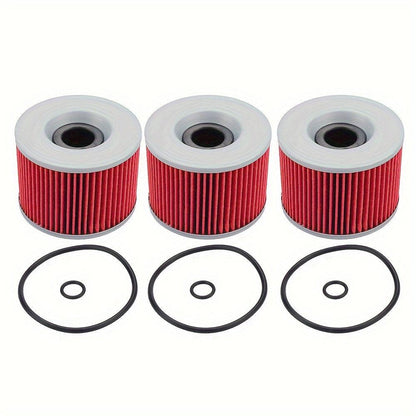Oil Filter for Kawasaki HF401 KZ700A ZX550 (3-Pack)