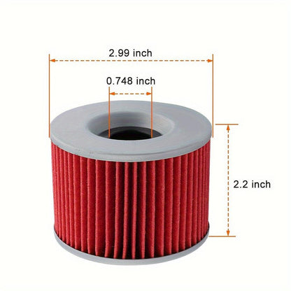 Oil Filter for Kawasaki HF401 KZ700A ZX550 (3-Pack)