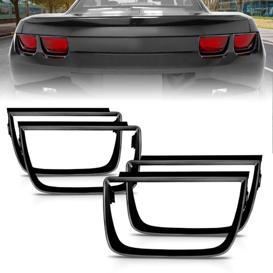 Anzo Taillight Bezels 2010-2013 Chevrolet Camaro Taillight Bezels- 4pc Flat