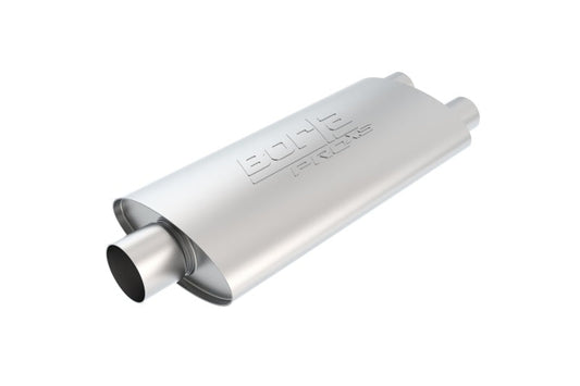 Borla 3in Inlet/Dual 2.25in Outlet Center/Dual Oval ProXS Muffler 40670