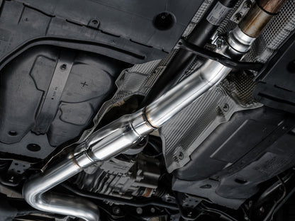 AWE Tuning AWE 22-24 Audi 8Y S3 Touring Edition Exhaust - Chrome Silver Tips 3015-42897