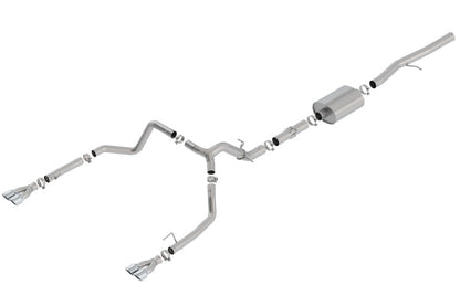 Borla 19 Chevrolet Silverado/GMC Sierra 1500 6.2L SS ATAK Catback Exhaust - Square Chrome Tips 140784