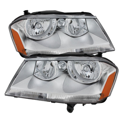 SPYDER Xtune Dodge Avenger 08-14 Crystal Headlights Chrome HD-JH-DA08-AM-C 9025303
