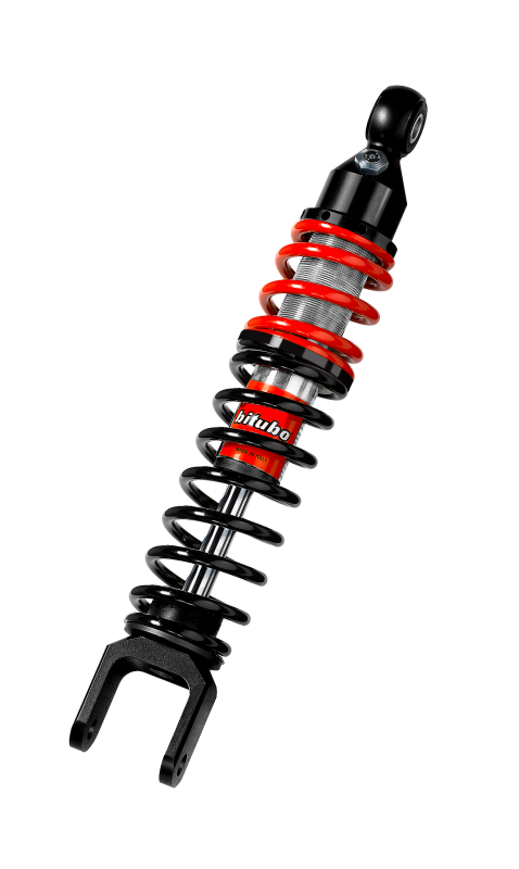 Bitubo Suspension Bitubo YXB0 Monoshock Rear Adjustable: Spring Preload, Red And Black Springs SC182YXB01
