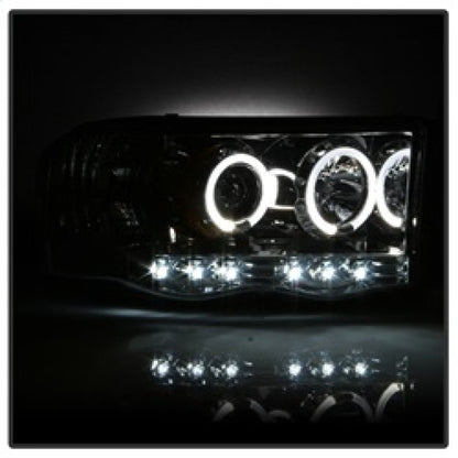 Spyder Dodge Ram 1500 02-05/Ram 2500 03-05 Projector Headlights LED Halo LED Chrm