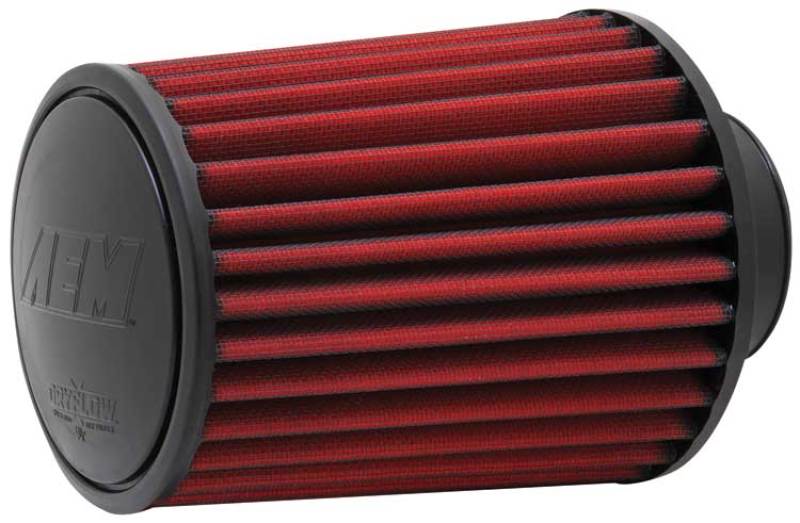 AEM Induction AEM 2.75in Flange ID x 6.25in Base OD x 7in H DryFlow Conical Air Filter