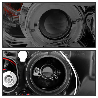 Spyder BMW E90 3-Series 06-08 Projector LED Halo Amber Reflctr Rplc Bulb Smke PRO-YD-BMWE9005-AM-SM 5009029