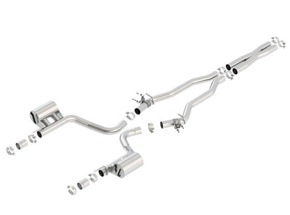 Borla 2015 Dodge Challenger Hellcat 6.2L V8 ATAK Catback Exhaust No Tips Factory Valance 140646