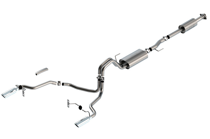 Borla F-150 2021 2.7L/3.5L 4dr CC SB EC STB Lari/King R/Plinum/LTD 3/2.25 SRE CB Touring