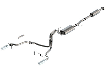 Borla F-150 2021 2.7L/3.5L 4dr CC SB EC STB Lari/King R/Plinum/LTD 3/2.25 SRE CB Touring