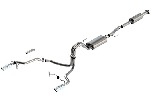 Borla F-150 2021 2.7L/3.5L 4dr CC SB EC STB Lari/King R/Plinum/LTD 3/2.25 SRE CB Touring