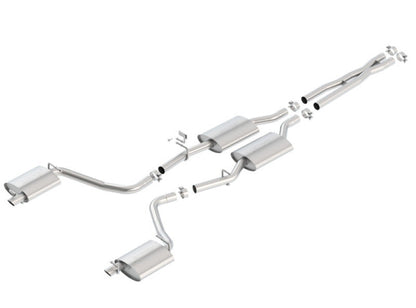 Borla 15-16 Dodge Charger 3.6L V6 S-Type Cat Back Exhaust (Uses Factory Valence) 140685