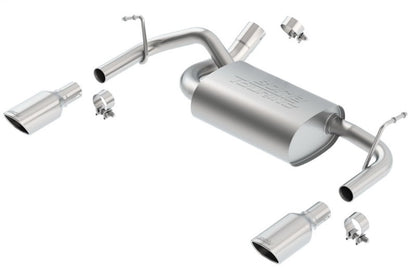 Borla 12-16 Jeep Wrangler 3.6L AT/MT 4WD Single Split Rr Exit Touring Exhaust (rear section only) 11834