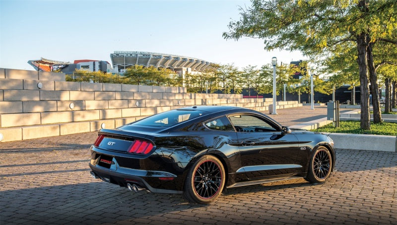 Corsa Performance 15-16 Ford Mustang GT 5.0 3in Cat Back Exhaust Polish Quad Tips — 0W2VZ