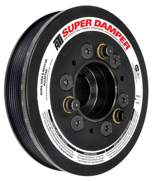 ATI Damper - 6.78in - Alum - 6 Grv - Toyota Supra - 94-98 - JZ80 - 15 Percent OD