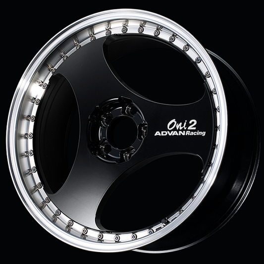 Advan ONI2 Progressive 20x11.0 / +15 Off / 5x114.3 / 73mm Bore / Machining and Racing Gloss Black YAYP0M15EBF