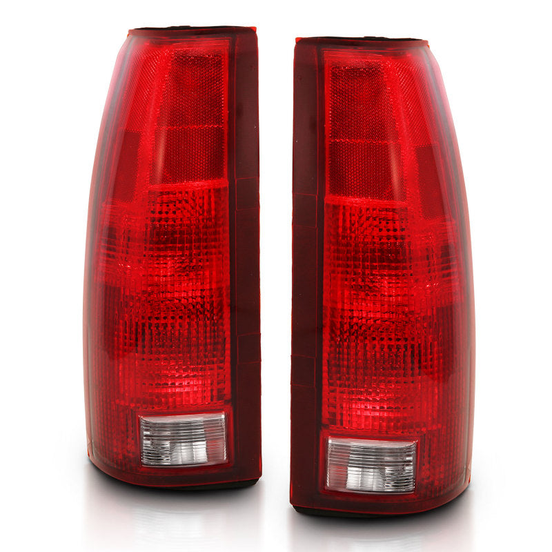 ANZO 1988-1999 Chevy C1500 Taillight Red/Clear Lens w/ Circuit Boardá(OE Replacement)