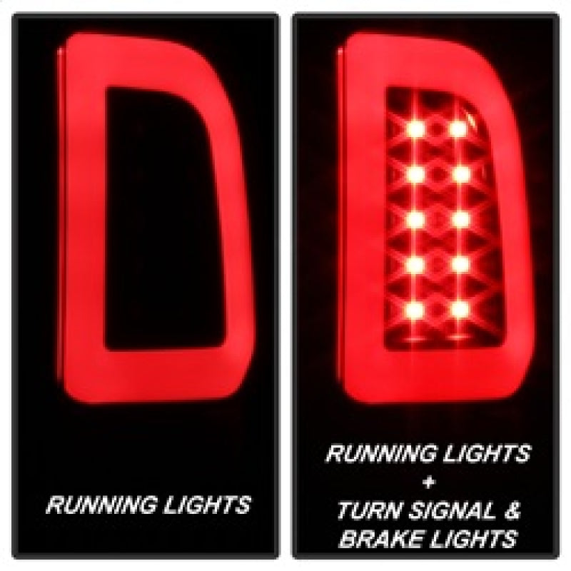Spyder 08-16 Ford Super Duty F-250 V3 Light Bar LED Tail Lights — 1T317
