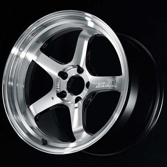Advan GT Beyond-R 18X9.5 / +25 Offset / 5x112 BC / 66.5mm Bore / Machining and Diamond Cutting YAQC8J25MMDC