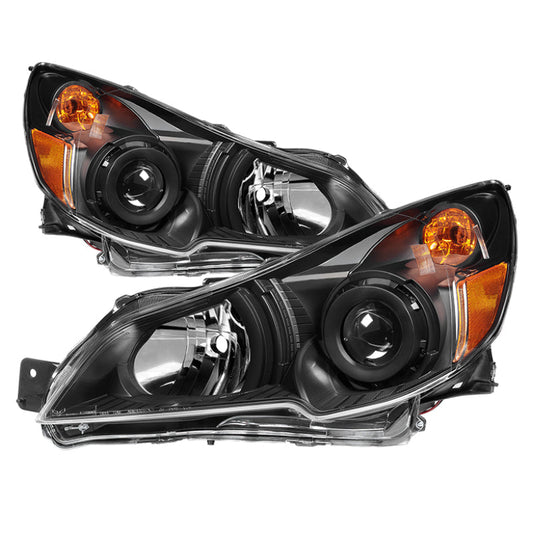 SPYDER xTune Subaru Legacy 10-12 / Outback 10-12 OEM Style Headlights-Black HD-JH-SLEG10-AM-BK 9035746