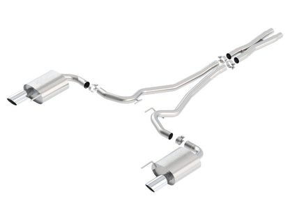 Borla Atak S Cat-Back 15-17 Ford Mustang GT 5.0L V8 MT/AT 2.5in pipe 4in tip 140591