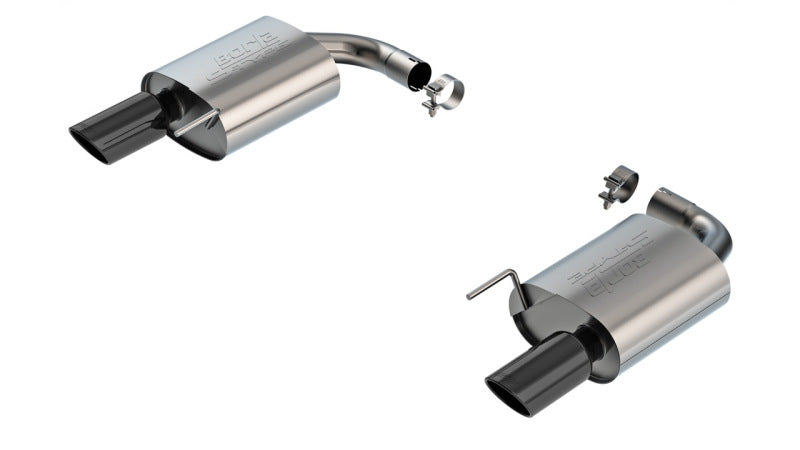 Borla 2024 Ford Mustang GT 5.0L V8 w/o Active Exhaust S-Type Axle-Back Exhaust System - Black Chrome 11983BC