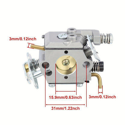 Carburetor for Husqvarna Chainsaw — Replaces 545081885